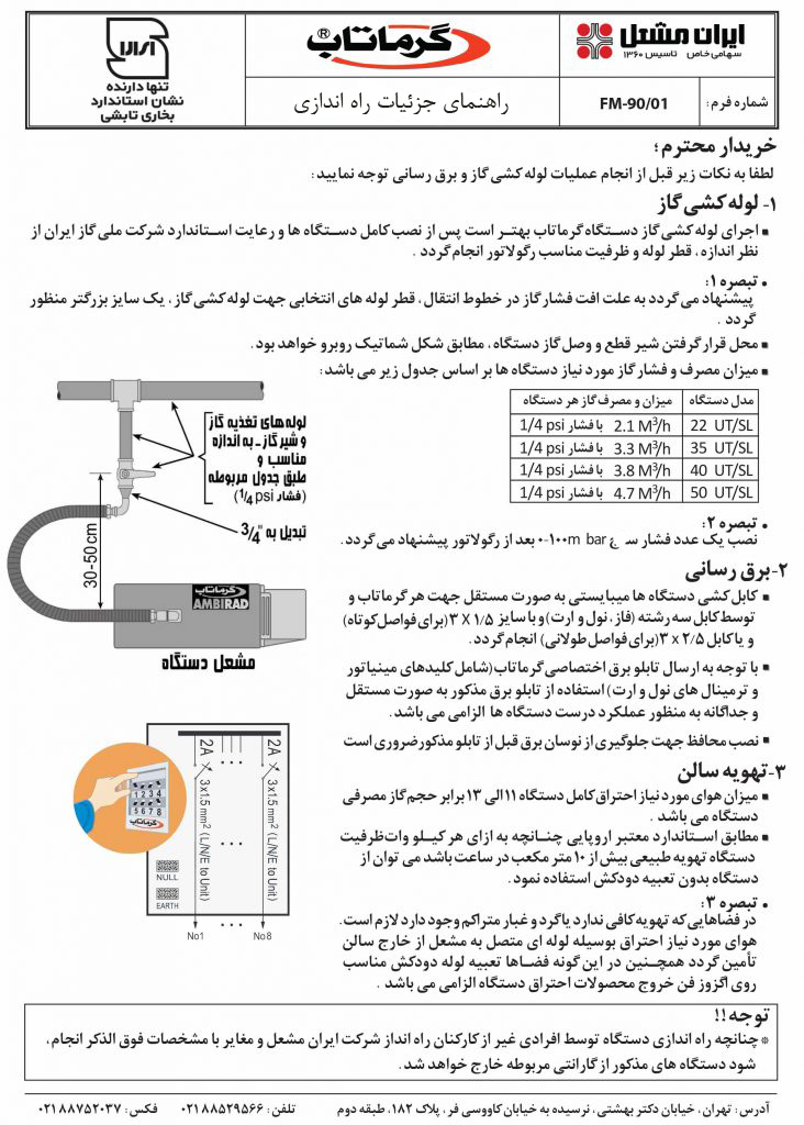 راه اندازی گرماتاب