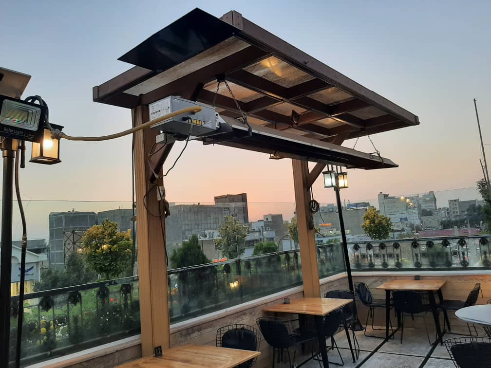 بخاری تابشی فضای باز
