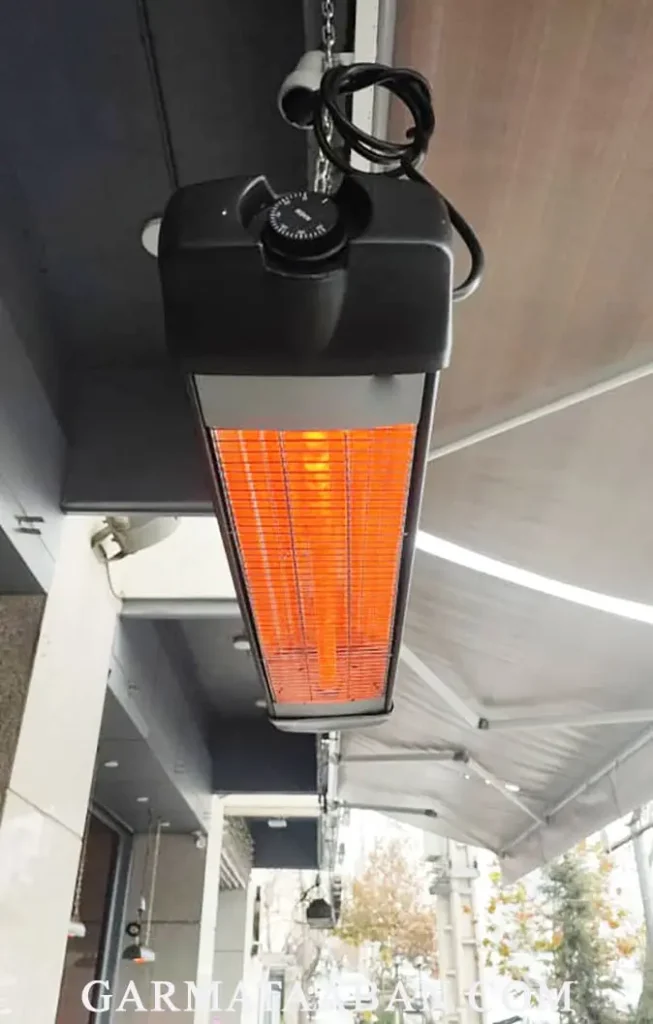 هیتر برقی تابشی رستوران