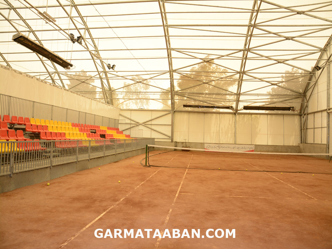 گرمایش سالن تنیس