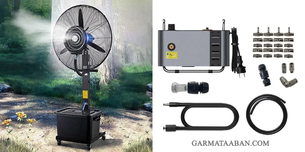 مقایسه مه پاش و پنکه مه پاش