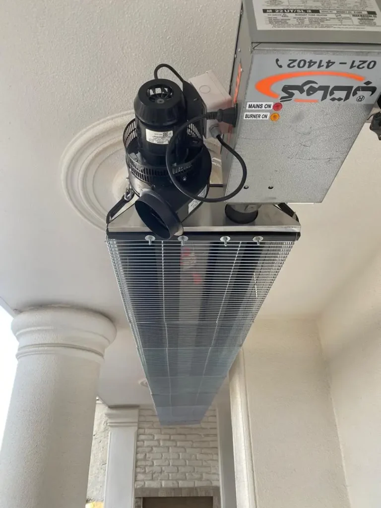 تعمیر بخاری تابشی لوله ای گازی