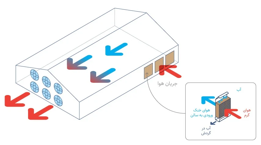 پد سلولزی مرغداری