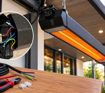 نحوه کابل کشی بخاری برقی تابشی