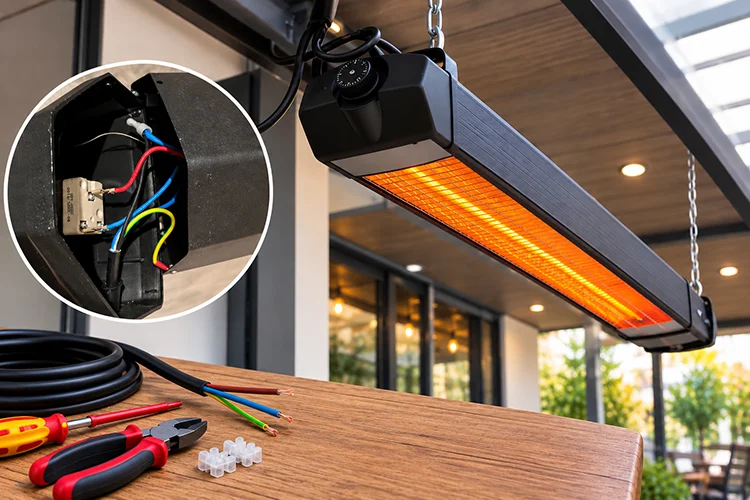 نحوه کابل کشی بخاری برقی تابشی